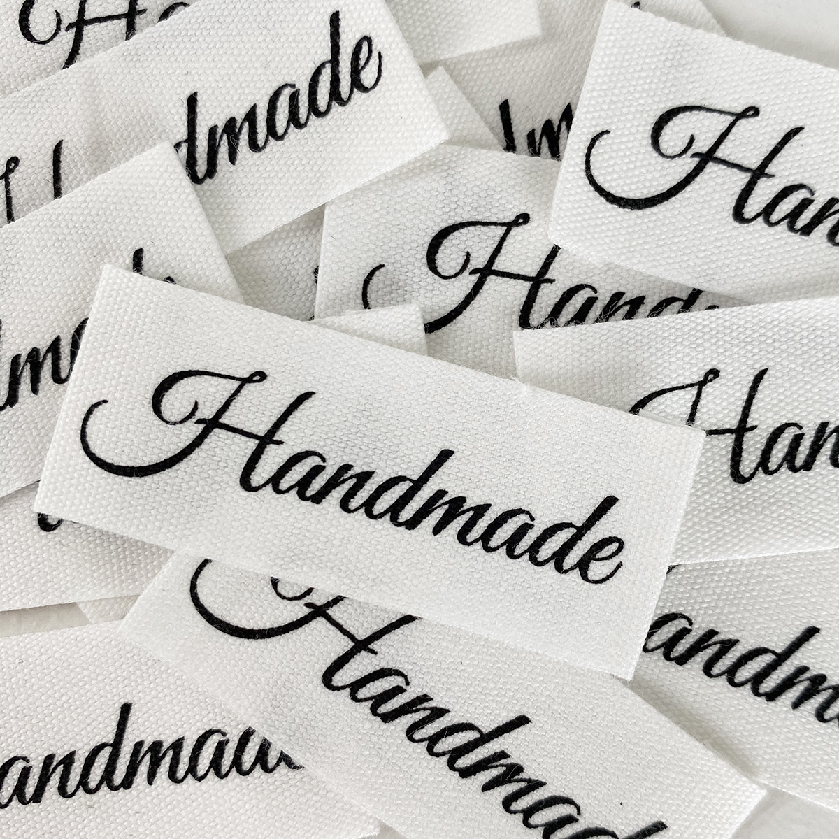 Cotton labels with print - Exquisite cotton labels wit your logo