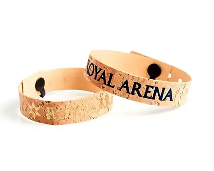 Cork wristband