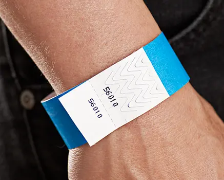 Wristbands with double numbers