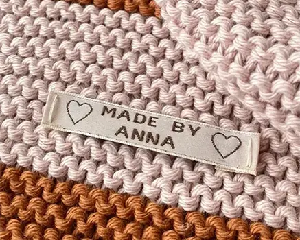 Woven name labels