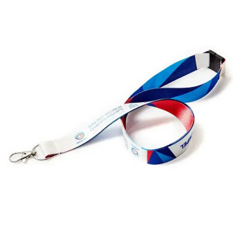 Sustainable lanyards made from recycled materials